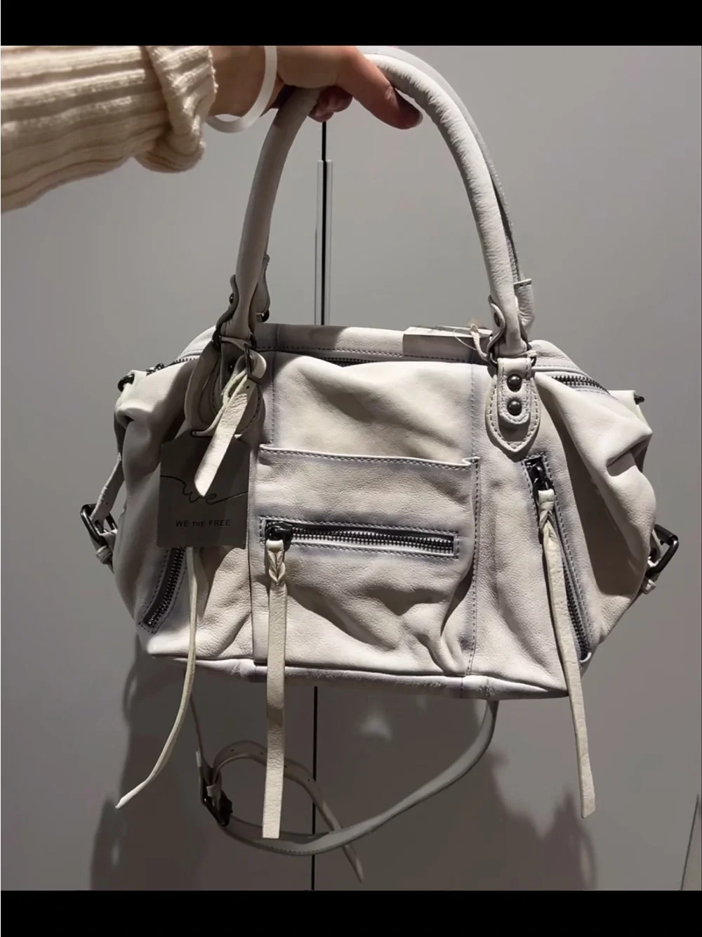Free People structured satchel